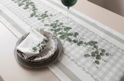Hermia Futó Zöld Fehér Eucalyptus 150