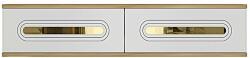 Hanah Home Dresser Sapphire Oak White Gold Rany 120 - Sapphire Oak, White, Gold