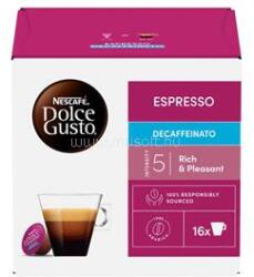 NESCAFÉ Kávékapszula, Dolce Gusto Espresso koffeinmentes 16db kapszula (C58491) (C58491)