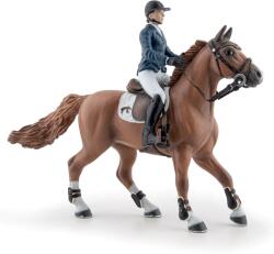 Papo Set de figurine Papo Horses, Foals And Ponies - Jocheu cu calul Penelope și Flora (51575) Figurina