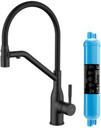 Laveo Colina 2.0 baterie de bucatarie cu filtru pe picior negru BC2CB78D (BC2CB78D)