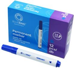 Permanent marker 1-4mm, vágott végű Bluering® kék