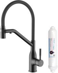Laveo Colina 2.0 baterie de bucatarie cu filtru pe picior grafit/gri BC2B978D (BC2B978D)