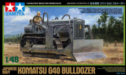 TAMIYA Model de asamblat Tamiya Militar - Buldozer Komatsu G40, Marina Japoneză (1 figurină) (TAM32565)