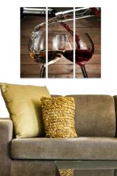 Bianca Wallity Decorative MDF Painting (3 Pieces) Multicolor MDF249172327 (553BNC2101)