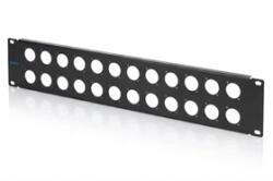 ASSMANN 2U rack panel for 24 x D-Type modules (DN-97697) - tripont