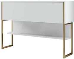 Hanah Home Komód Gold White Luxe - Arany, Fehér