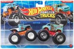 Mattel Hot Wheels Monster Trucks: Poo Poo Platter vs Fruit Smasher kisautó 2db-os csomag 1/64 - Mattel (FYJ64/JLV89)
