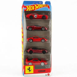 Mattel Hot Wheels Ferrari 5 darabos kisautó szett 1/64 - Mattel (JLN12)