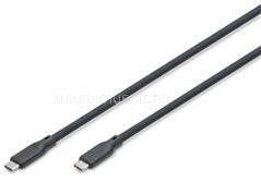 ASSMANN USB Silicone connection USB-C - USB-C cable 0, 5m Black (DIGITUS_AK-300350-005-S) (DIGITUS_AK-300350-005-S)