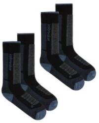 Icebreaker Merino Blend Ski+ Medium OTC 2 Pack Women Șosete pentru genunchi BLACK/DAWN/GRAPHITE M