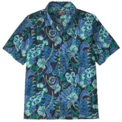 Patagonia Tidal Threads Shirt Men Cămașă cu mânecă scurtă Tropiclimb: New Navy L