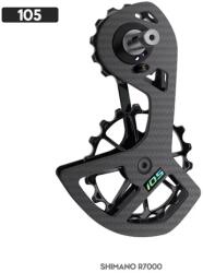 Cyclami tuning karbon váltógörgő rendszer Shimano 105 (R7000) - 11s hátsó váltóhoz, matt fekete