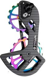 Cyclami tuning karbon váltógörgő rendszer Shimano Ultegra (R6800) - 11s hátsó váltóhoz, rainbow