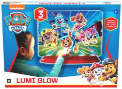 Paw Patrol Tabla de desen cu lumini, Paw Patrol, 3D Lumi Glow (N01003428_001w)