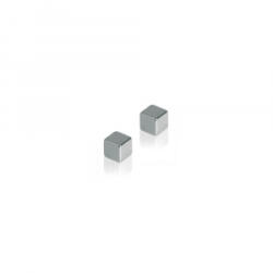 Franken Mágnes, 1x1x1x1cm, erős, üvegtáblához, 4 db/csomag, ezüst (HMN1010) (HMN1010) - aqua