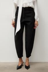 Answear. LAB pantaloni pentru femei cu vâscoză B9Y2-SPD010_99X (PN1731.tok)