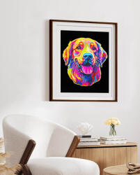 Lowlands DIAMOND DOTZ Golden Retriever Neon