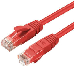MicroConnect Cablu retea CAT6 U/UTP 1m LSZH, RJ45 Gigabit, rosu (UTP601R)