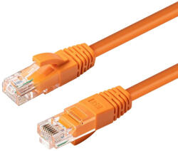 MicroConnect Cablu retea CAT6 U/UTP 1m LSZH, RJ45 Gigabit, portocaliu (UTP601O)