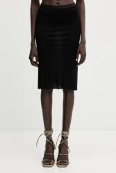 Rick Owens Lilies szoknya viszkóz - fekete S
