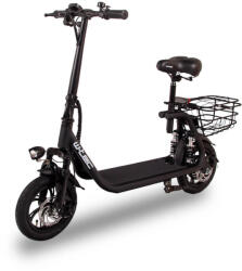 W-Tec Elektromos roller W-TEC Billar III 500W 12", összecsukható kialakítás, 30 km-es hatótávolság, jóváhagyással rendelkező hátsó világítás Szín: Fehér