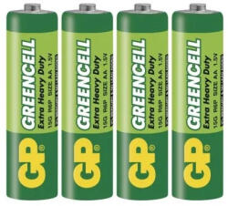 GP Batteries GREENCELL R03/4S B1220 1, 5V féltartós AAA mikro elem (GP-GREENCELL-R03-4S)