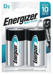 Energizer MAX Plus Alkaline LR20/2BP 1, 5V tartós D góliát (ENERGIZER-MAX-PLUS-LR20-2BP)