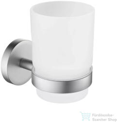 AREZZO design RONO üveg pohár tartó, szálcsiszolt nikkel AR-030031BN (AR-030031BN)