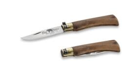 ANTONINI OLDBEAR 9307/17_LN / Zsebkés rozsdamentes acél pengével és diófa nyéllel - barna 70 mm (AEC0002)