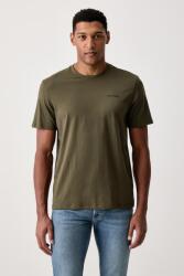 Calvin Klein t-shirt férfi pamut - zöld L - answear - 15 890 Ft