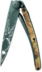 DEEJO 1GM027 TATTOO BLACK BROWN CAMO / Ultrakönnyű zsebkés alumínium nyéllel (1GM027)