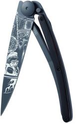 DEEJO 1GB134 TATTOO BLACK / Ultrakönnyű zsebkés ébenfa nyéllel (1GB134)