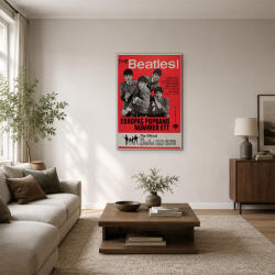  Beatles svéd rajongói klub poszter vászonkép (bety_1367)