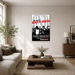  Guns N' Roses Watch You Bleed könyvborító vászonkép (bety_1032)
