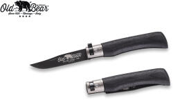 ANTONINI OLDBEAR 9303/17 MNK / Zsebkés nikkelezett sárgaréz biztonsági gyűrűvel - fekete 70 mm (AEC0027)