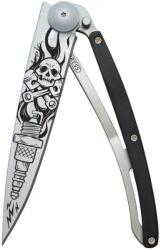 DEEJO 1CB018 TATTOO / Ultrakönnyű zsebkés ébenfa nyéllel (1CB018)