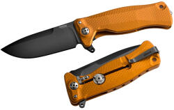 lionSTEEL SR11A OB / Comfort zsebkés merev titán kerettel és fekete pengével - narancssárga (LION0165)