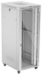 Lanberg Szafa stojąca rack 19 42U 800x1000 szara drzwi szkalne flat pack (FF01-8042-12SL) - pcone