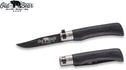 ANTONINI OLDBEAR 9303/19 MNK / Zsebkés nikkelezett sárgaréz biztonsági gyűrűvel - fekete 80 mm (AEC0028)
