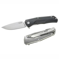 lionSTEEL TRE GBK / Nagyon robusztus zsebkés G10 nyéllel - fekete (LION0048)