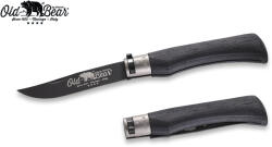 ANTONINI OLDBEAR 9303/21 MNK / Zsebkés nikkelezett sárgaréz biztonsági gyűrűvel - fekete 90 mm (AEC0029)