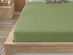  Cearsaf din microfibra MICROVELLE verde olive 90x200 cm