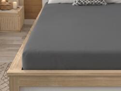  Cearsaf din microfibra MICROVELLE gri inchis 180x200 cm