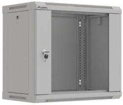 Lanberg 19" 9U Wall-Mount Rack Cabinet 540 × 350 mm Grey with Glass Door (Flat Pack) (WF03-5309-10S) - pcone