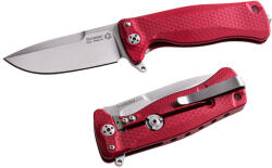lionSTEEL SR22A RS / Masszív zsebkés eloxált alumínium nyéllel - piros (LION0143)