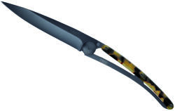DEEJO 1GC013 TURTLE BLACK / Ultrakönnyű zsebkés szintetikus teknőspáncél nyéllel (1GC013)