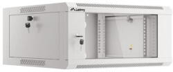 Lanberg 19-inch 4U 600 hanging rack installation cabinet, gray with glass doors (folded) (WAFA-5604-10S) - pcone