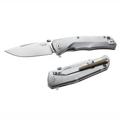 lionSTEEL TRE BR / Nagyon robusztus zsebkés titán nyéllel - barna (LION0045)