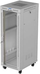 Lanberg 19" 32U Standing Rack Cabinet 600×800 Gray with Glass Door and LCD (Flat Pack) (FF01-6832-12SL) - pcone